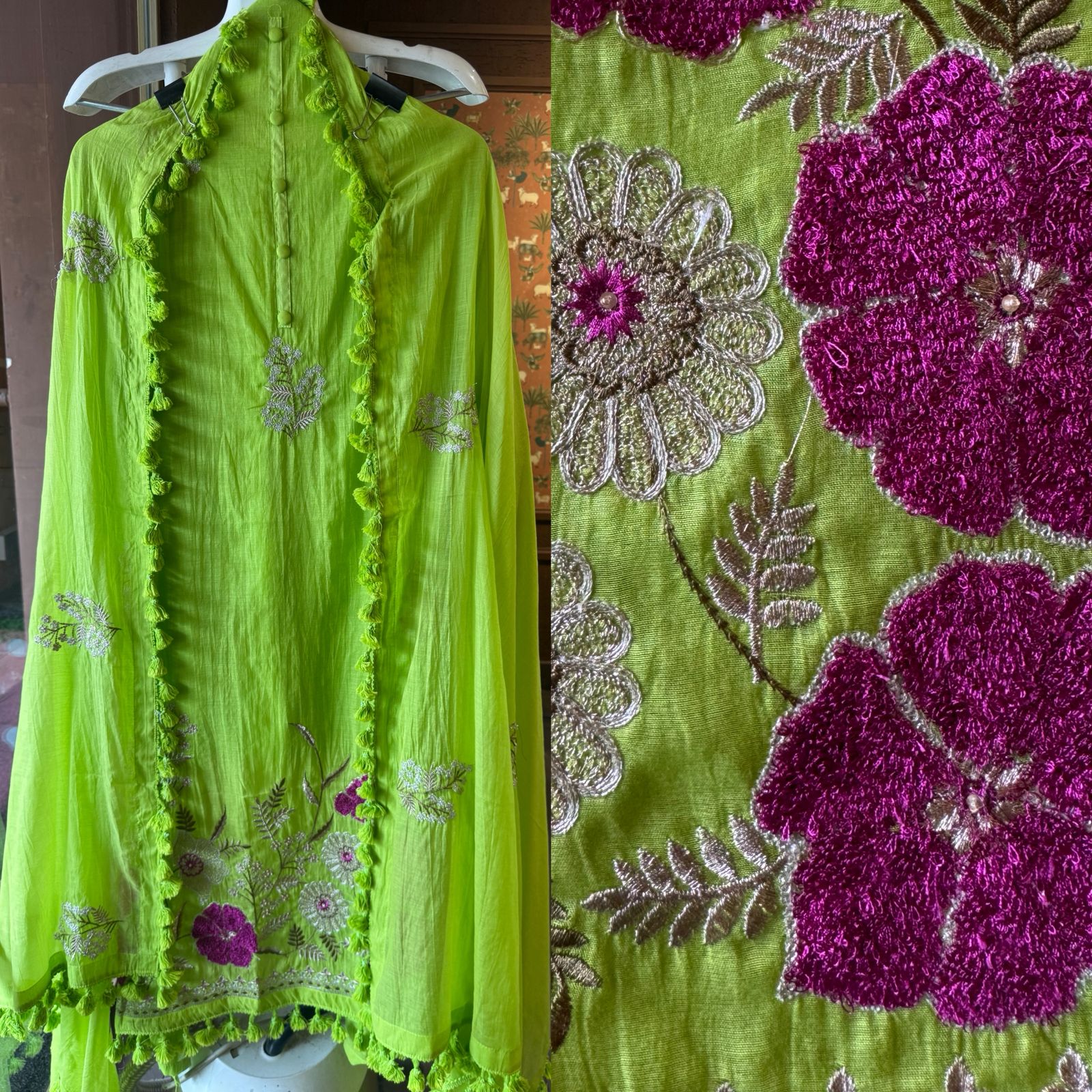 Mul cotton unstitched shirt