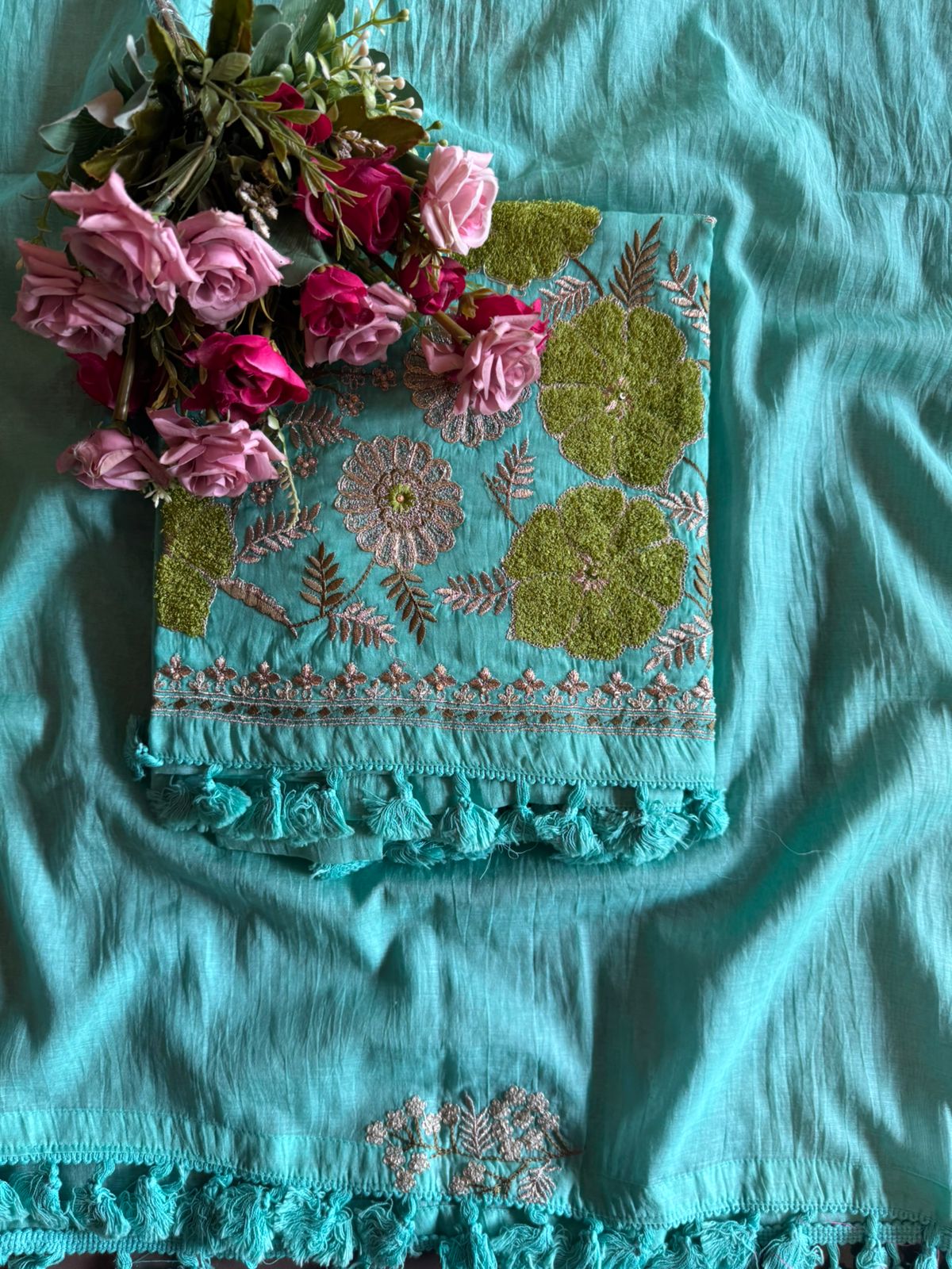 Mul cotton unstitched shirt