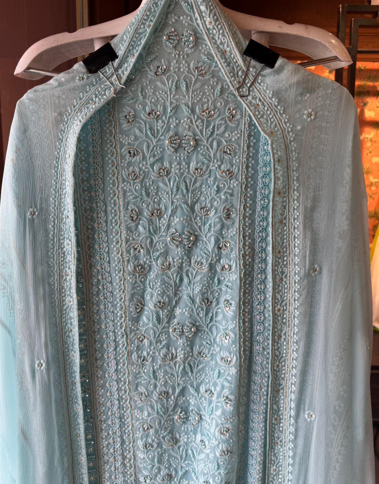 Pure Georgette Unstitched shirt