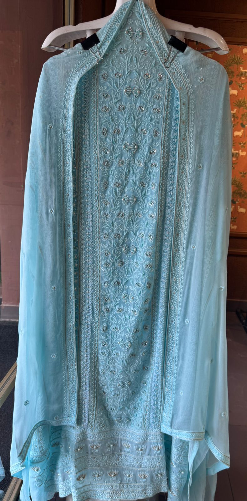 Pure Georgette Unstitched shirt