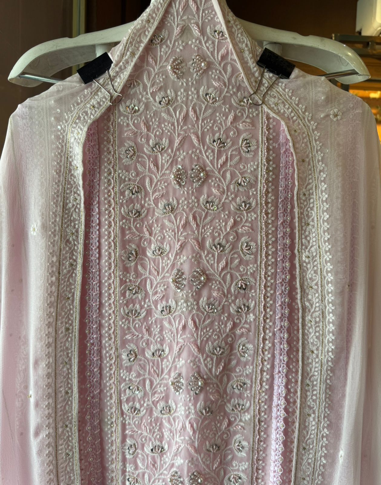 Pure Georgette Unstitched shirt