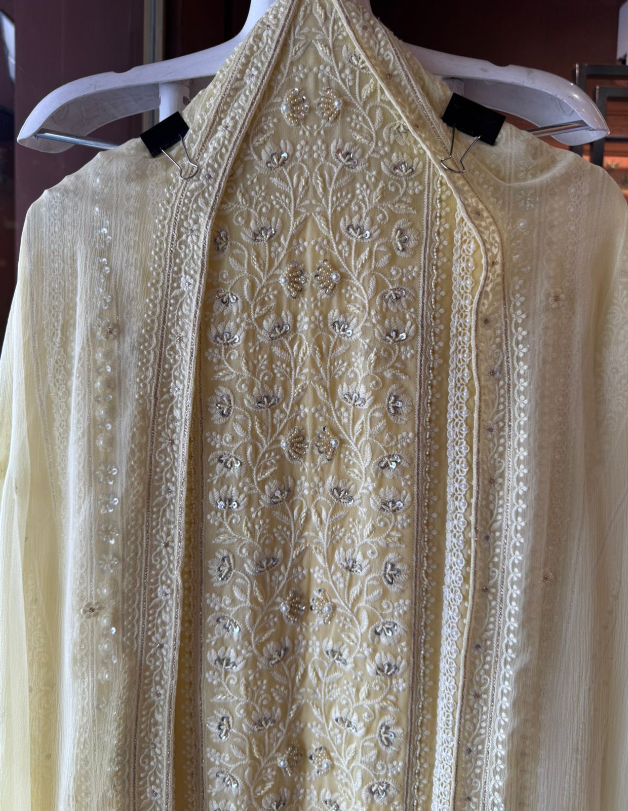 Pure Georgette Unstitched shirt