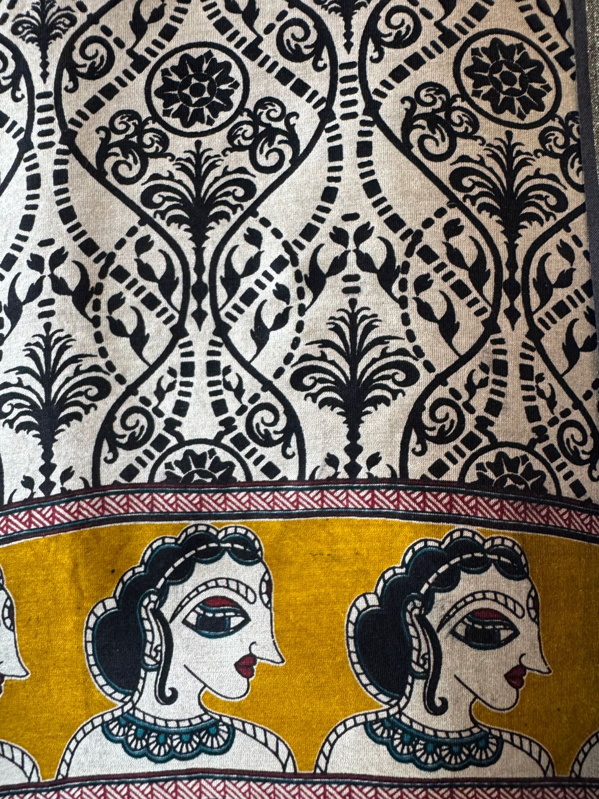 Premium Maheshwari silk unstitched shirt