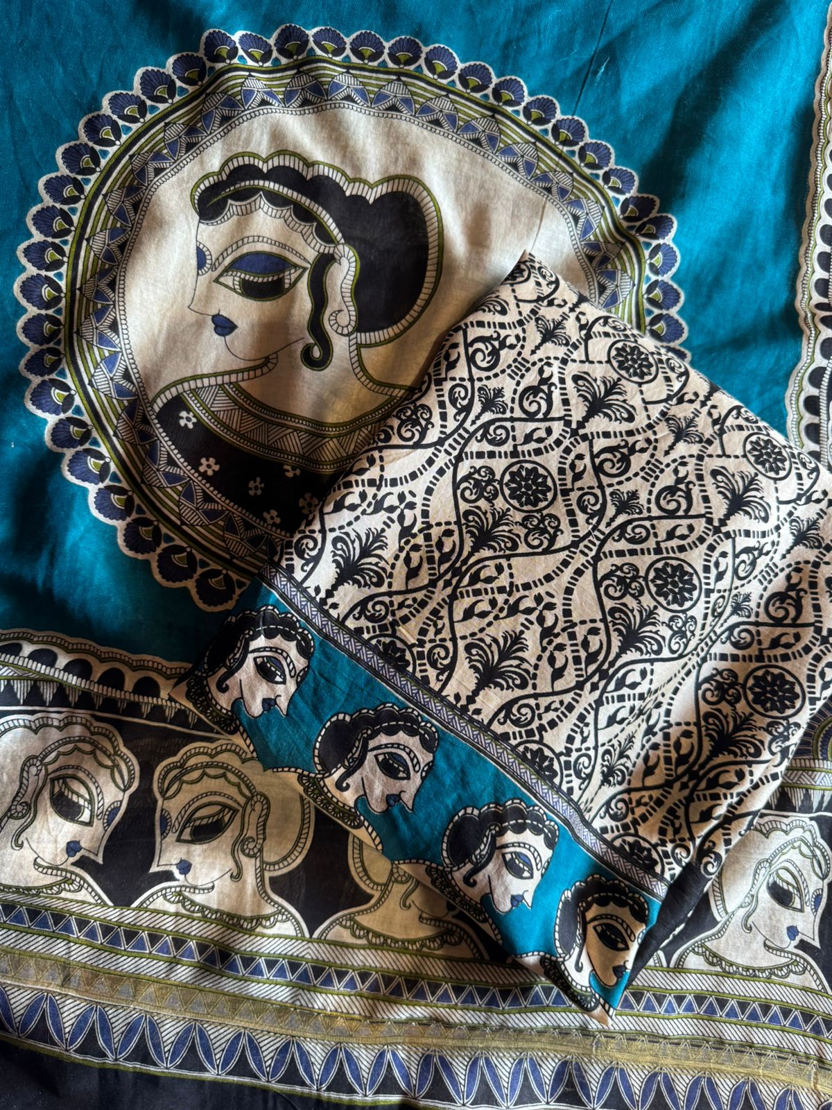 Premium Maheshwari silk unstitched shirt