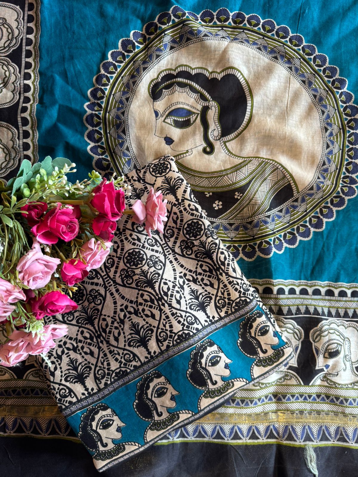 Premium Maheshwari silk unstitched shirt