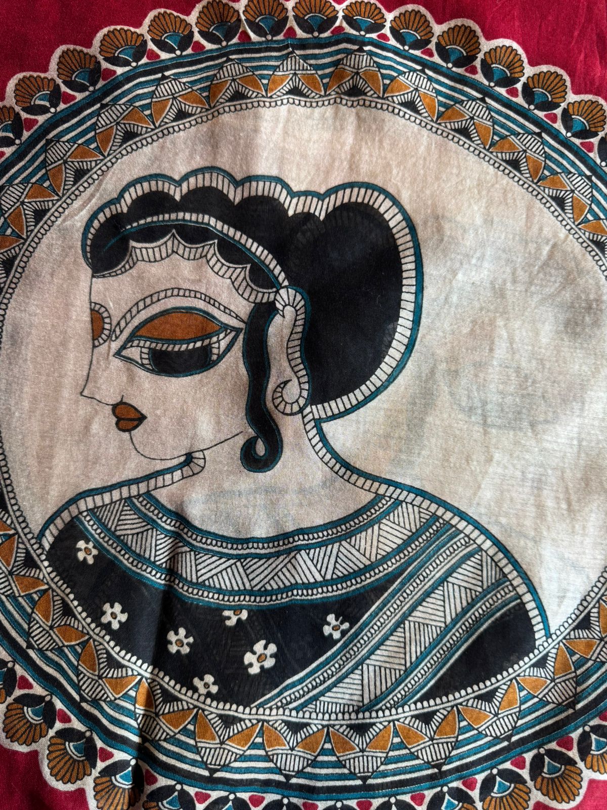 Premium Maheshwari silk unstitched shirt