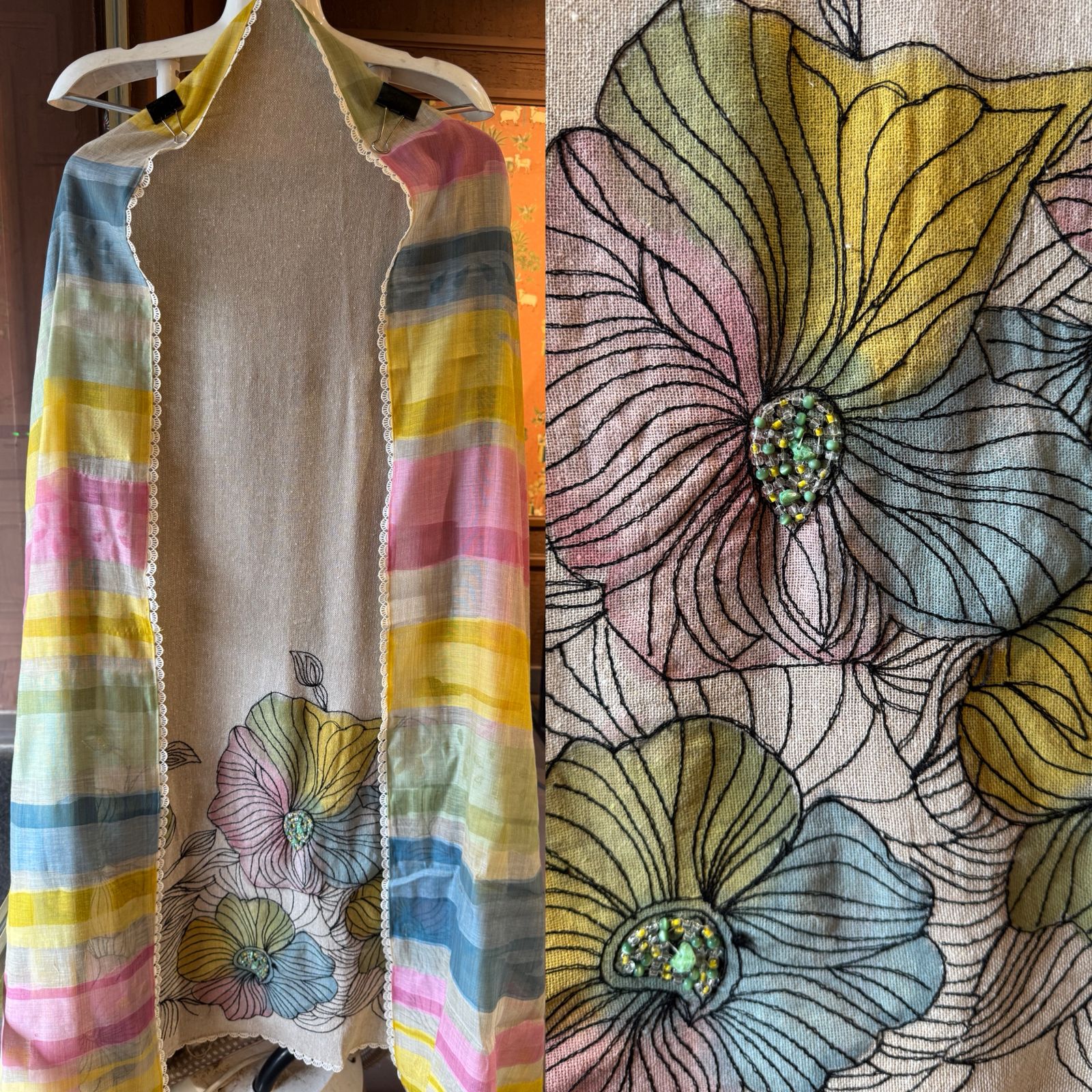 KHAADI Cotton Unstitched Shirt