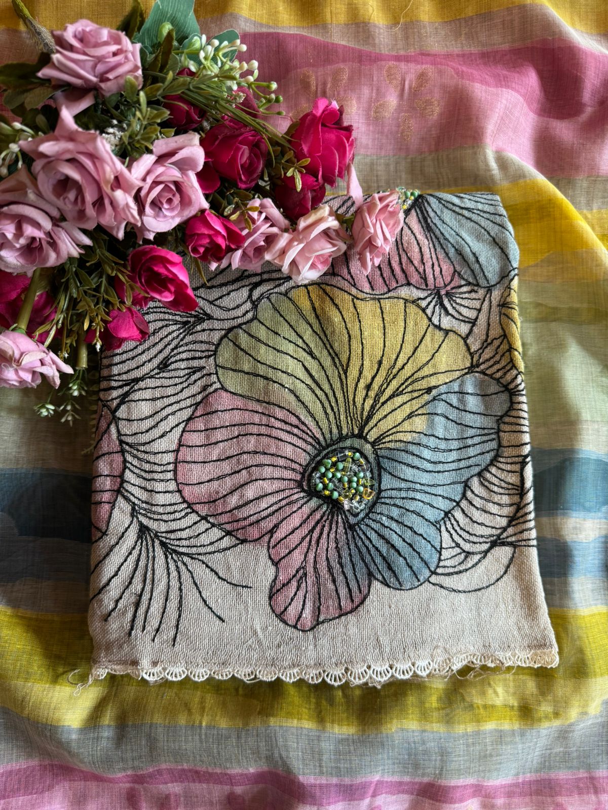 KHAADI Cotton Unstitched Shirt