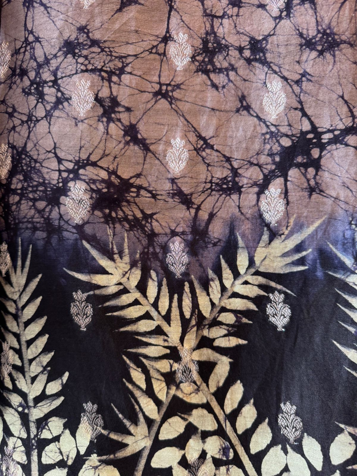 Premium Maheshwari silk unstitched shirt