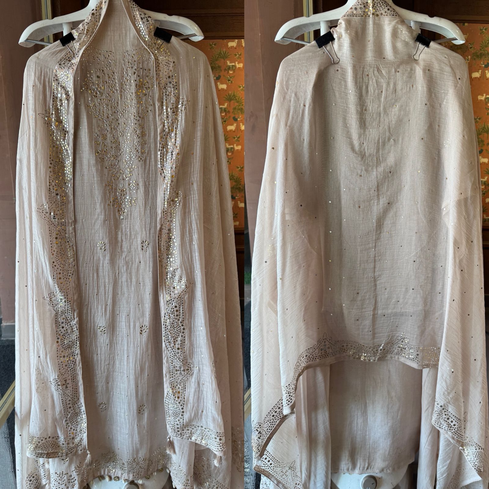 Pure Mul Cotton Unstitched Kurta