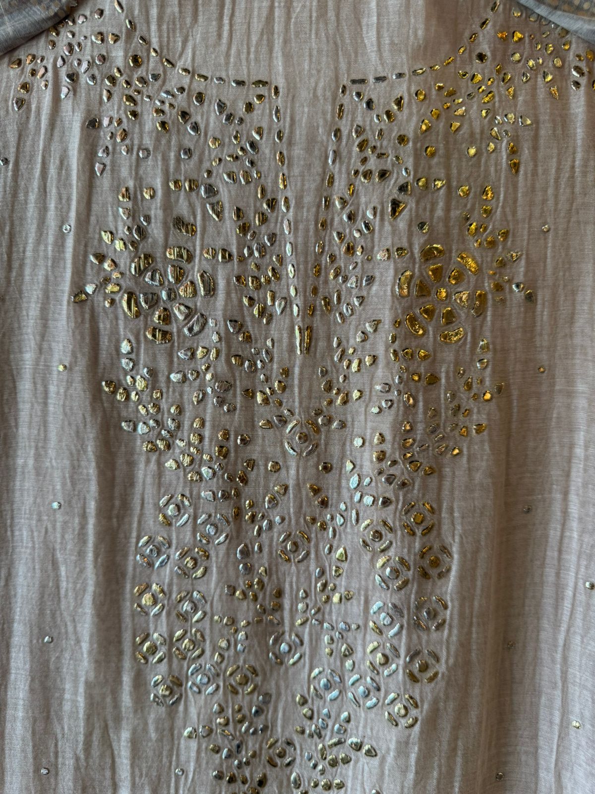 Pure Mul Cotton Unstitched Kurta