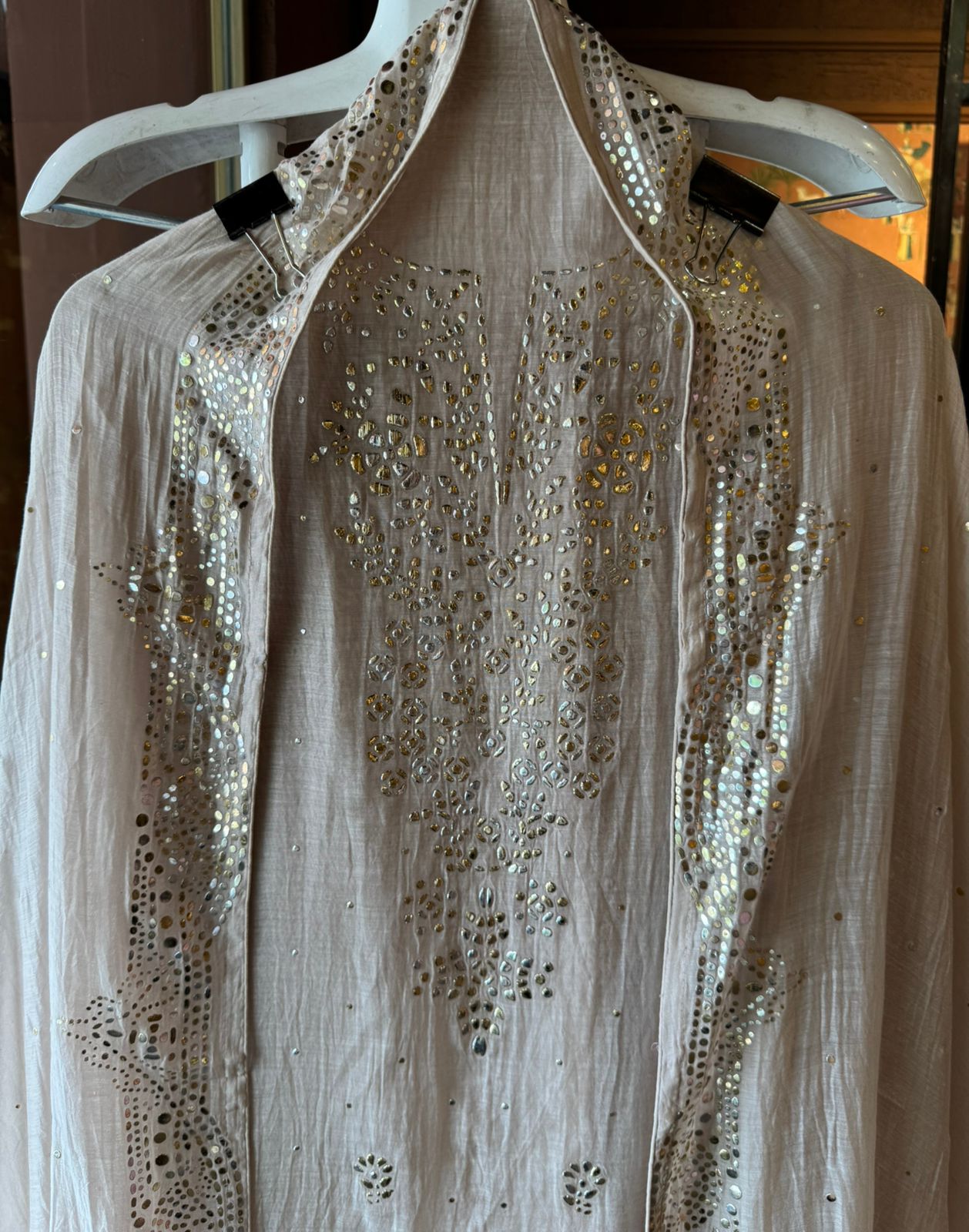 Pure Mul Cotton Unstitched Kurta