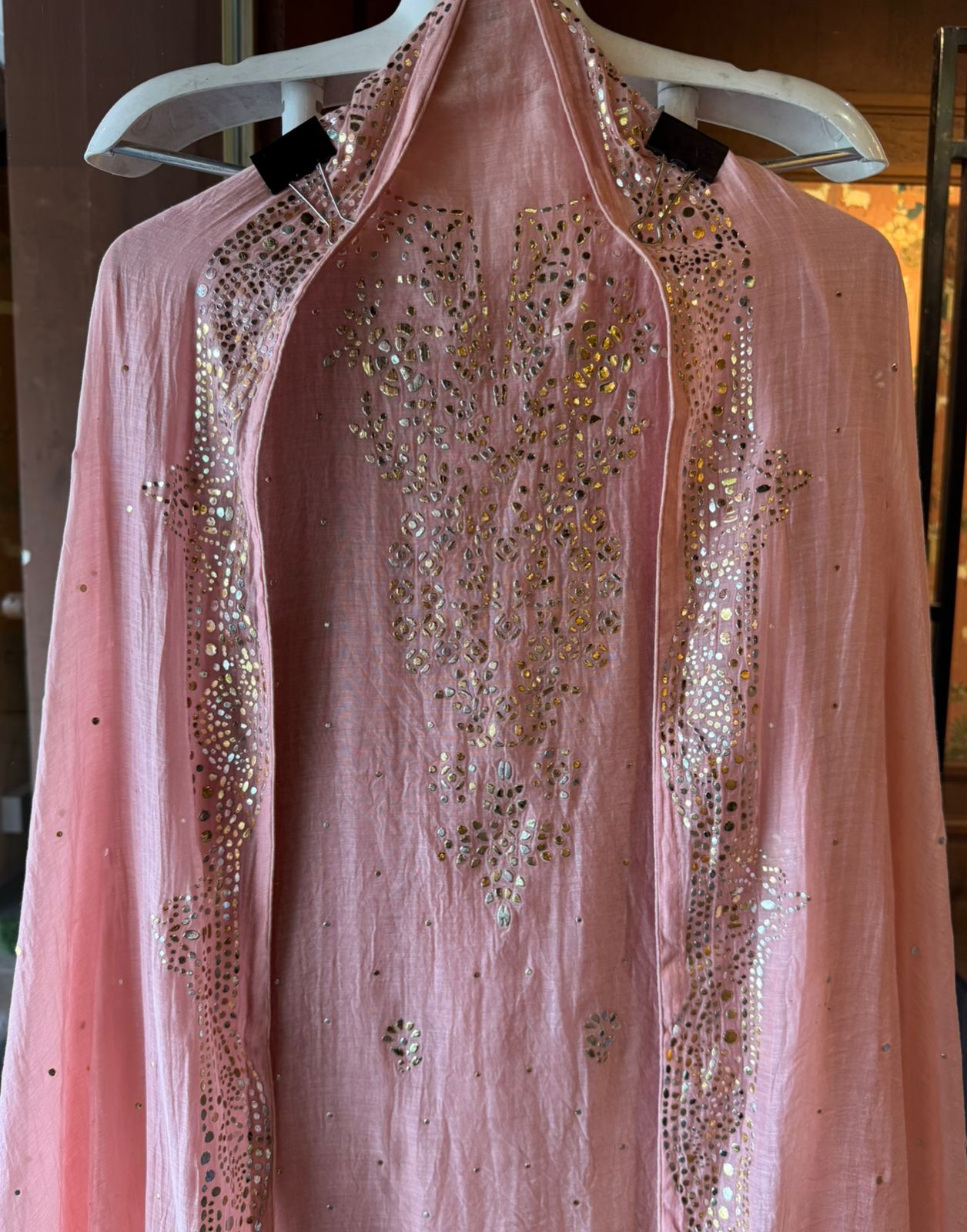 Pure Mul Cotton Unstitched Kurta