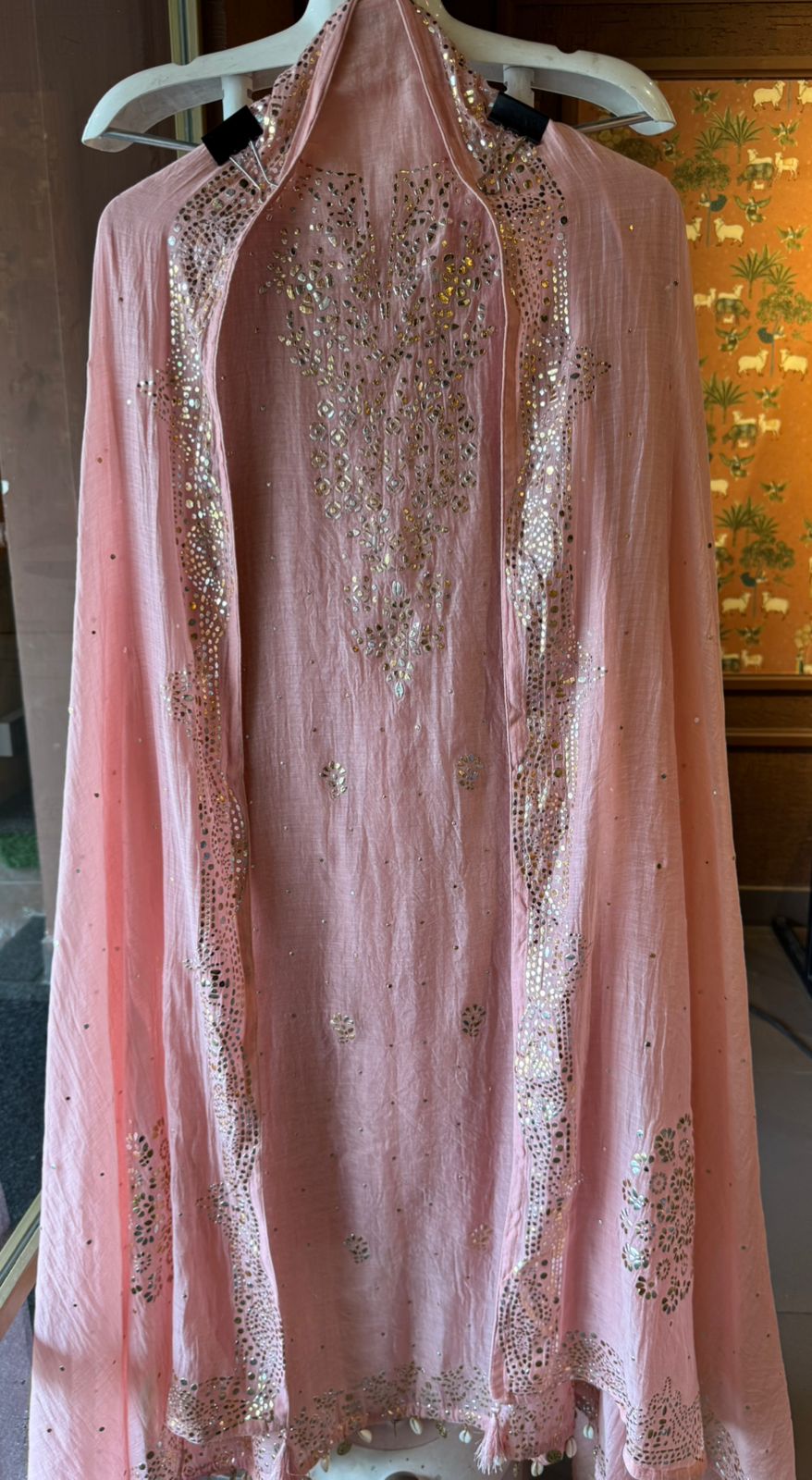 Pure Mul Cotton Unstitched Kurta