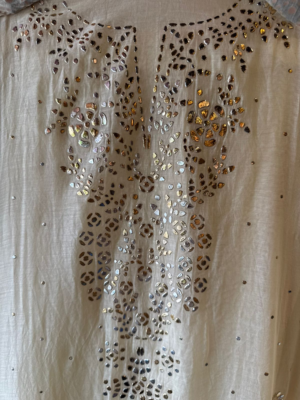 Pure Mul Cotton Unstitched Kurta