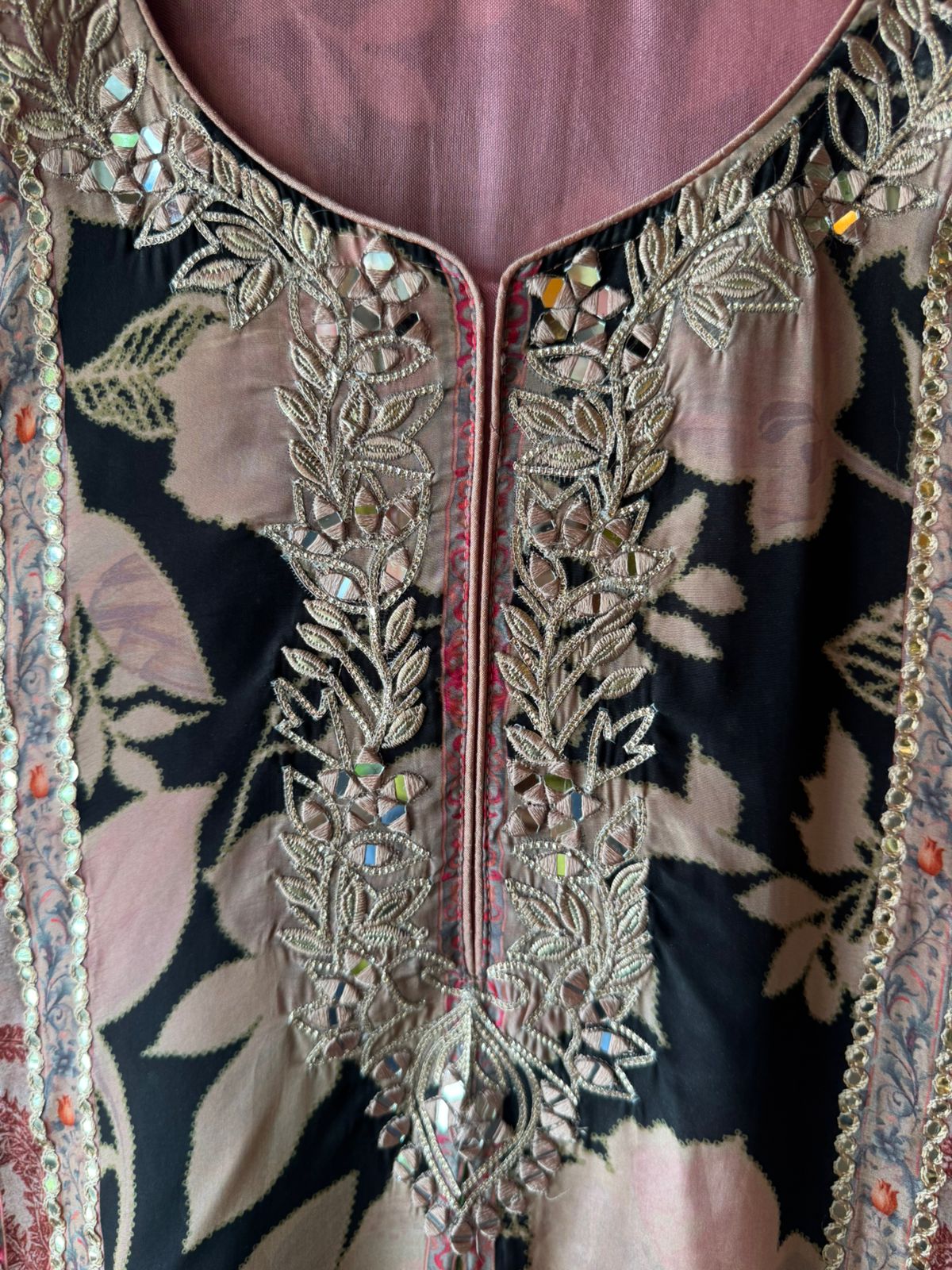 Pure crepe digital printed Coord set