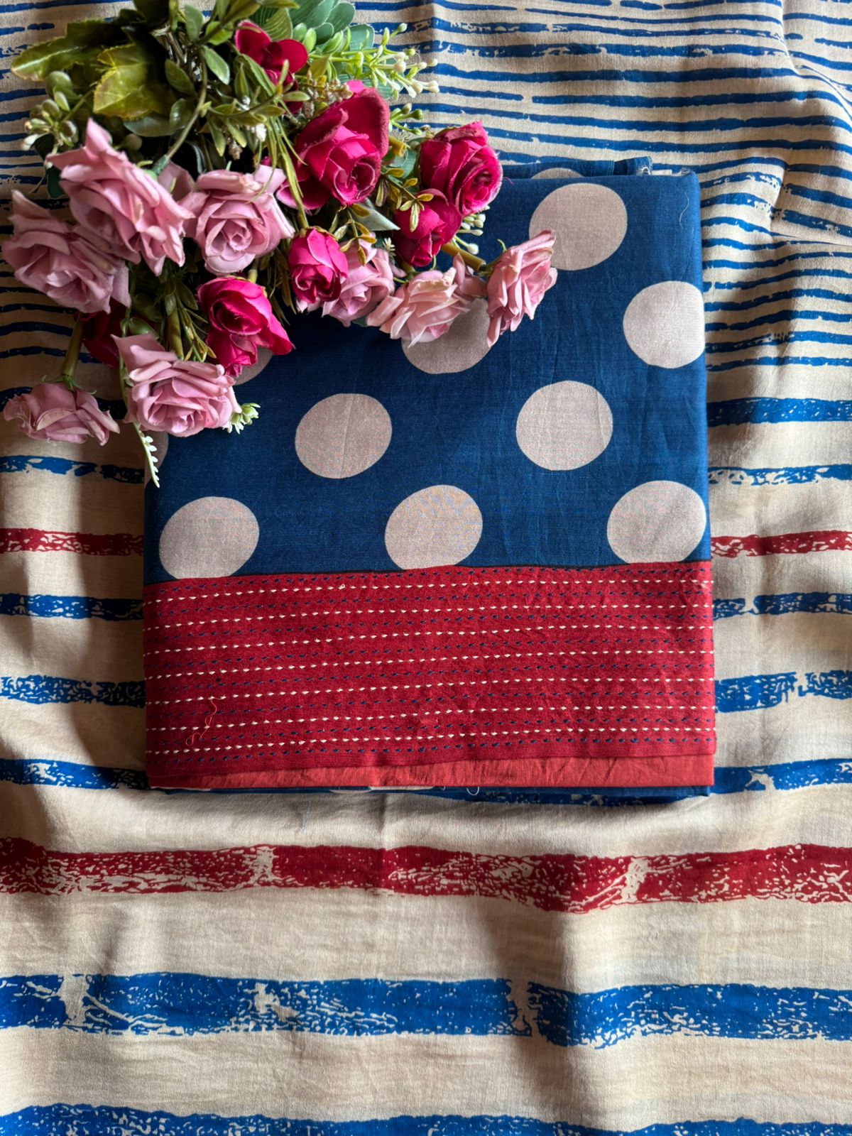 Premium Maheshwari silk unstitched shirt