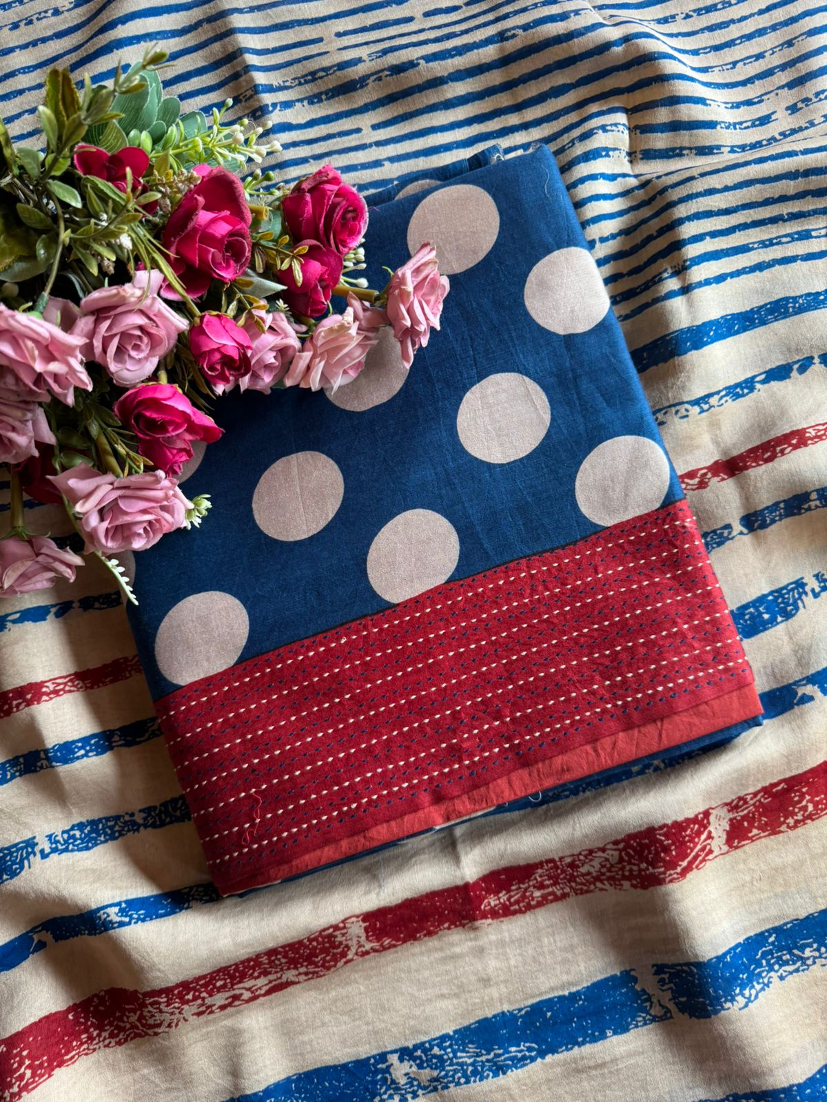 Premium Maheshwari silk unstitched shirt