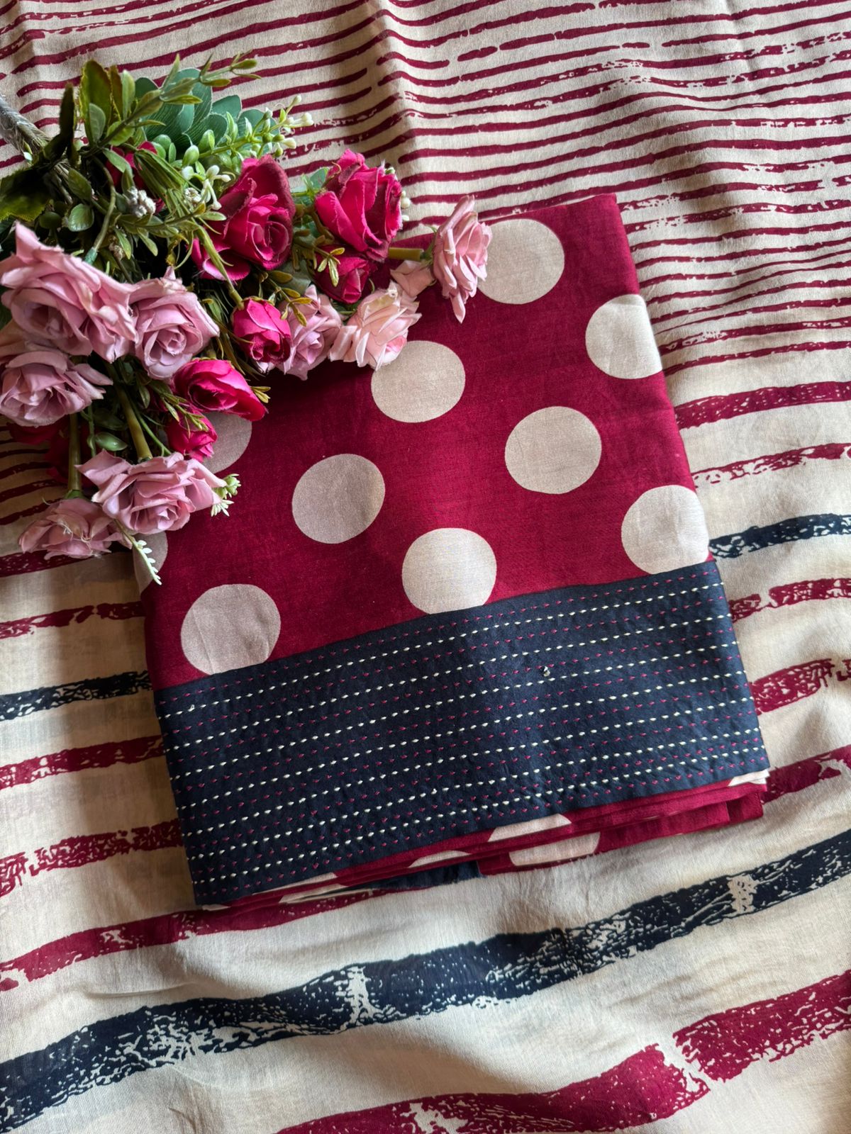 Premium Maheshwari silk unstitched shirt