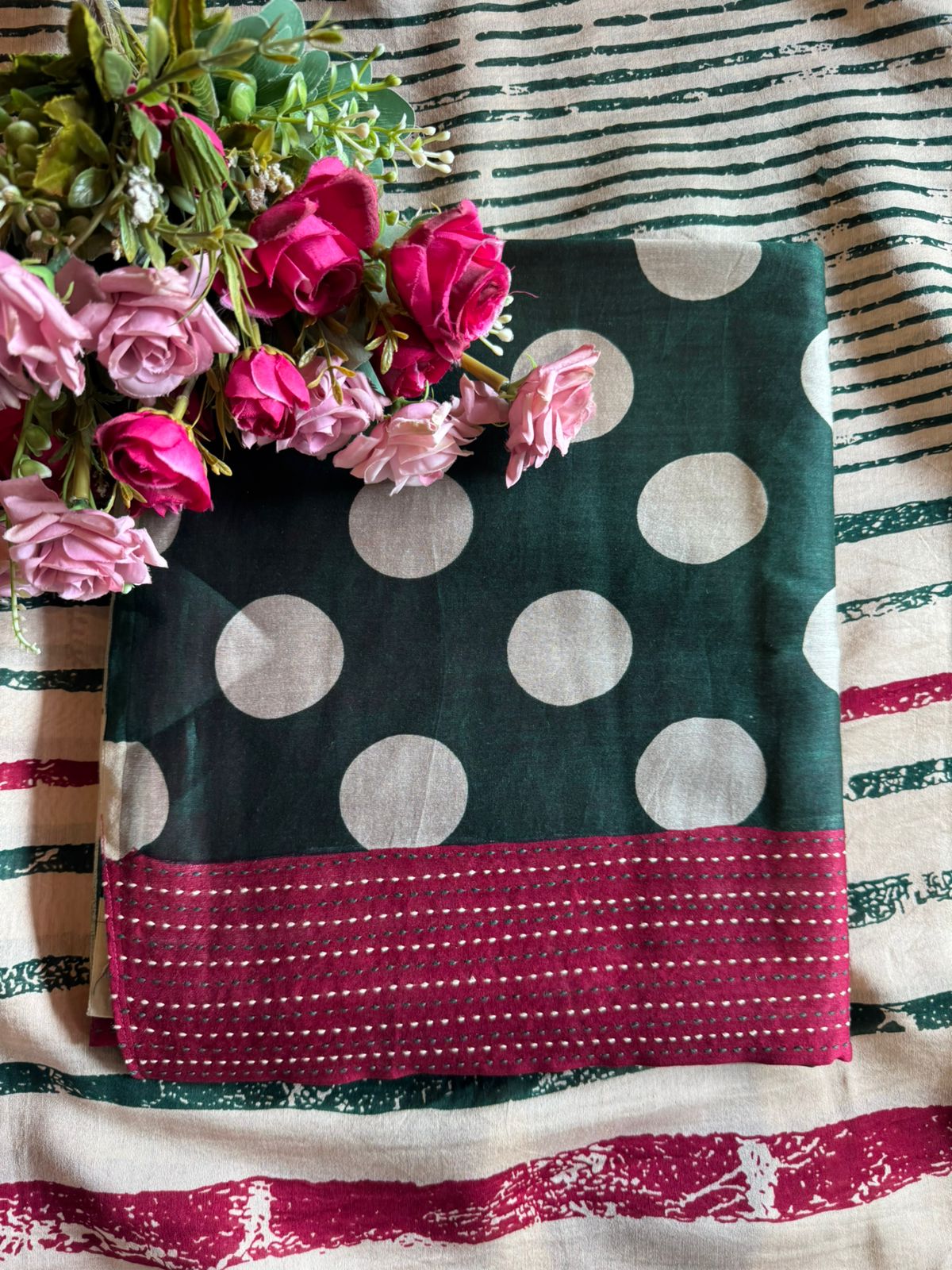 Premium Maheshwari silk unstitched shirt