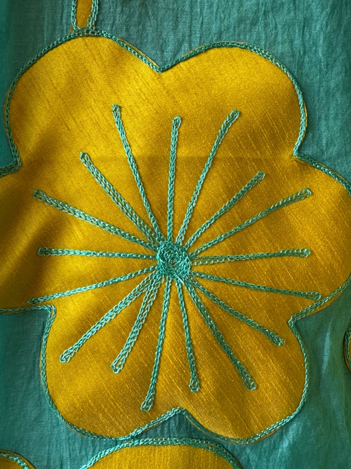 Unstitched Crushed Mul chanderi Suit