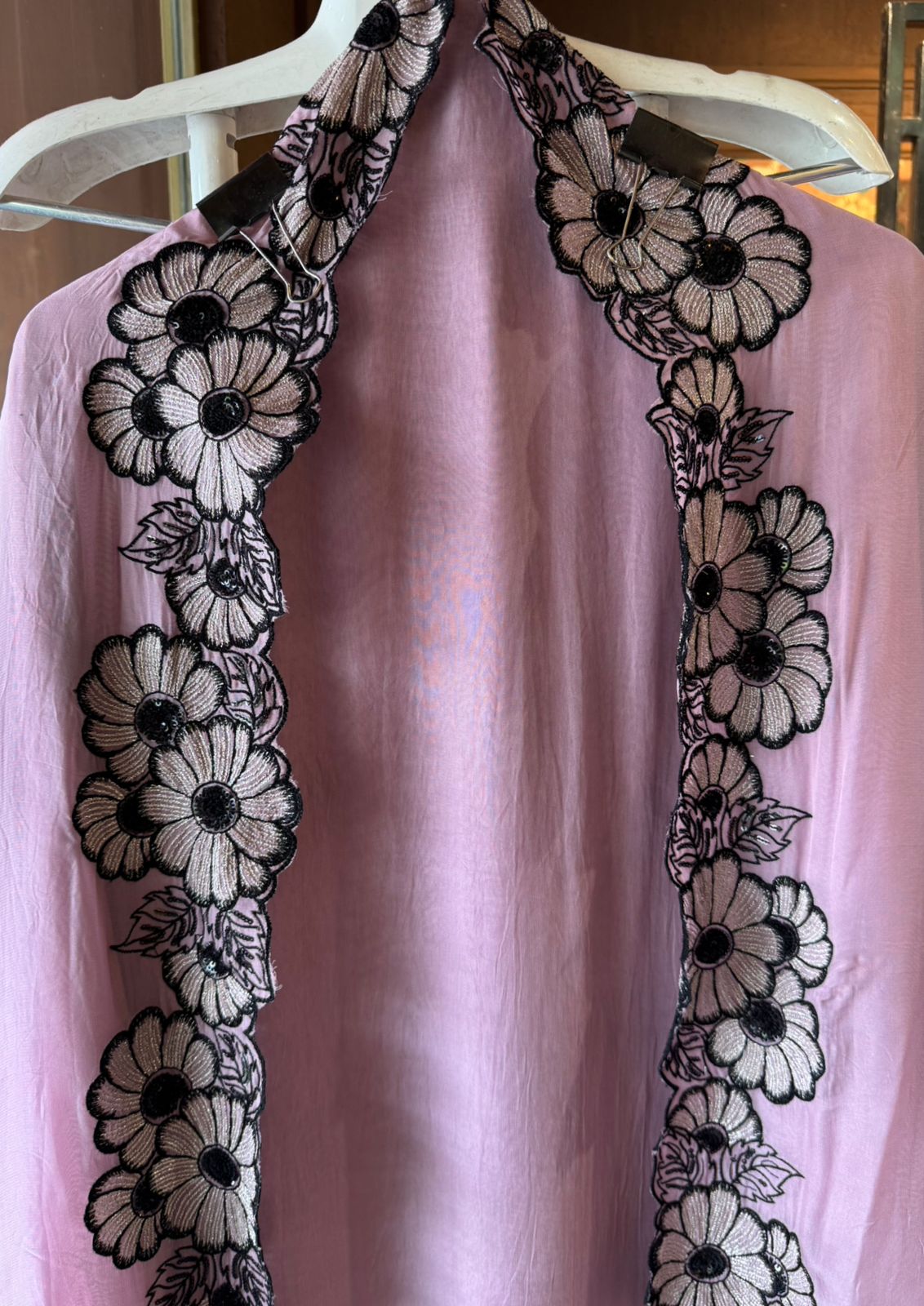 Soft organza Unstitched shirt