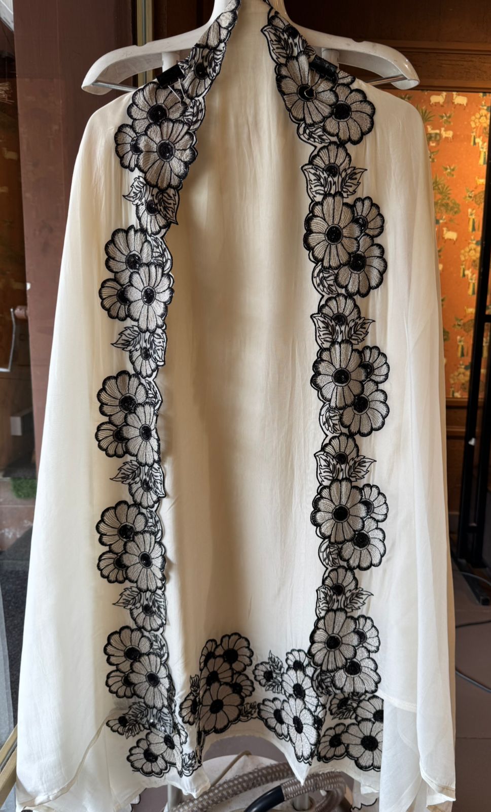 Soft organza Unstitched shirt