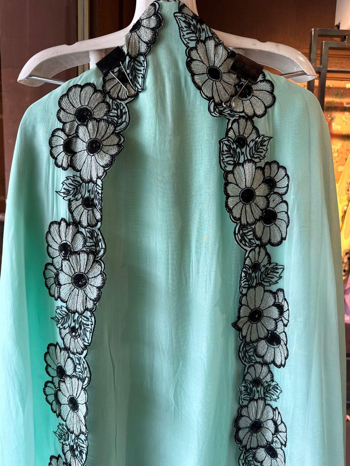 Soft organza Unstitched shirt