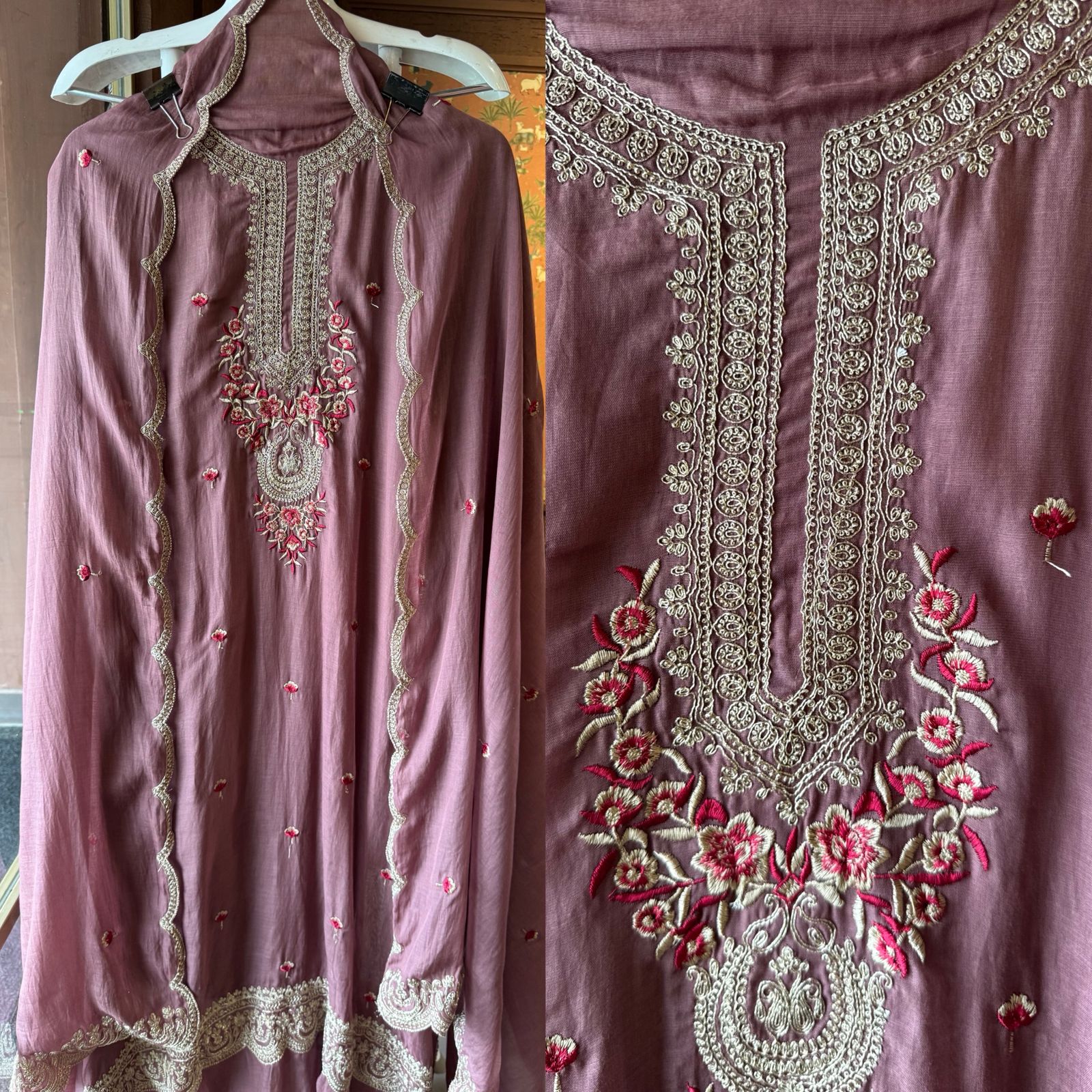 Soft Mul chanderi Unstitched