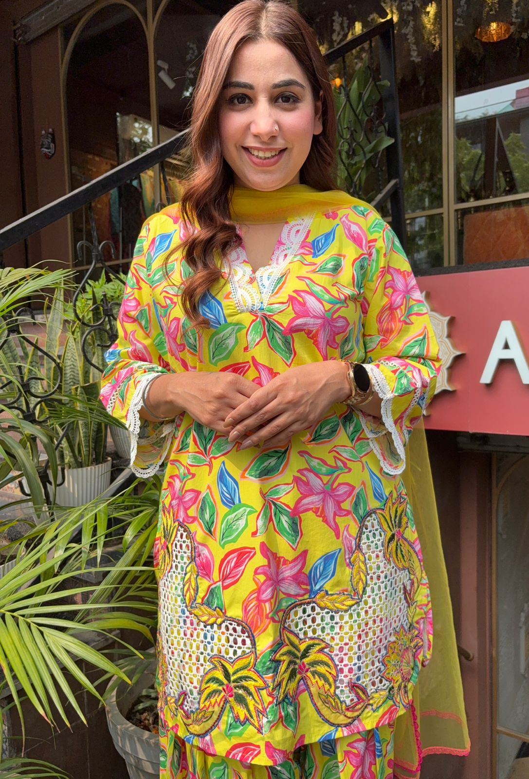 Pure Cotton digital printed Stitched Set