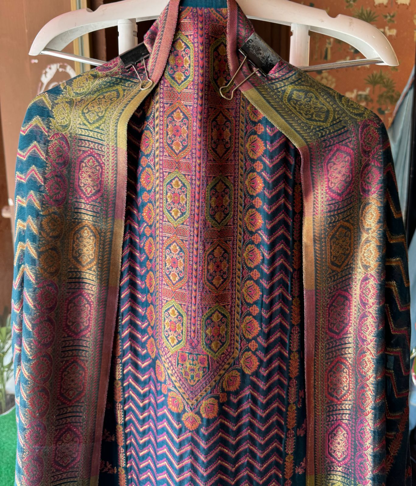 Pure jamdaani cotton Silk Suit