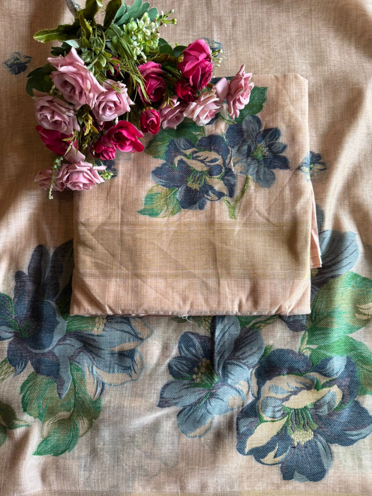 soft Mul Mul cotton chanderi