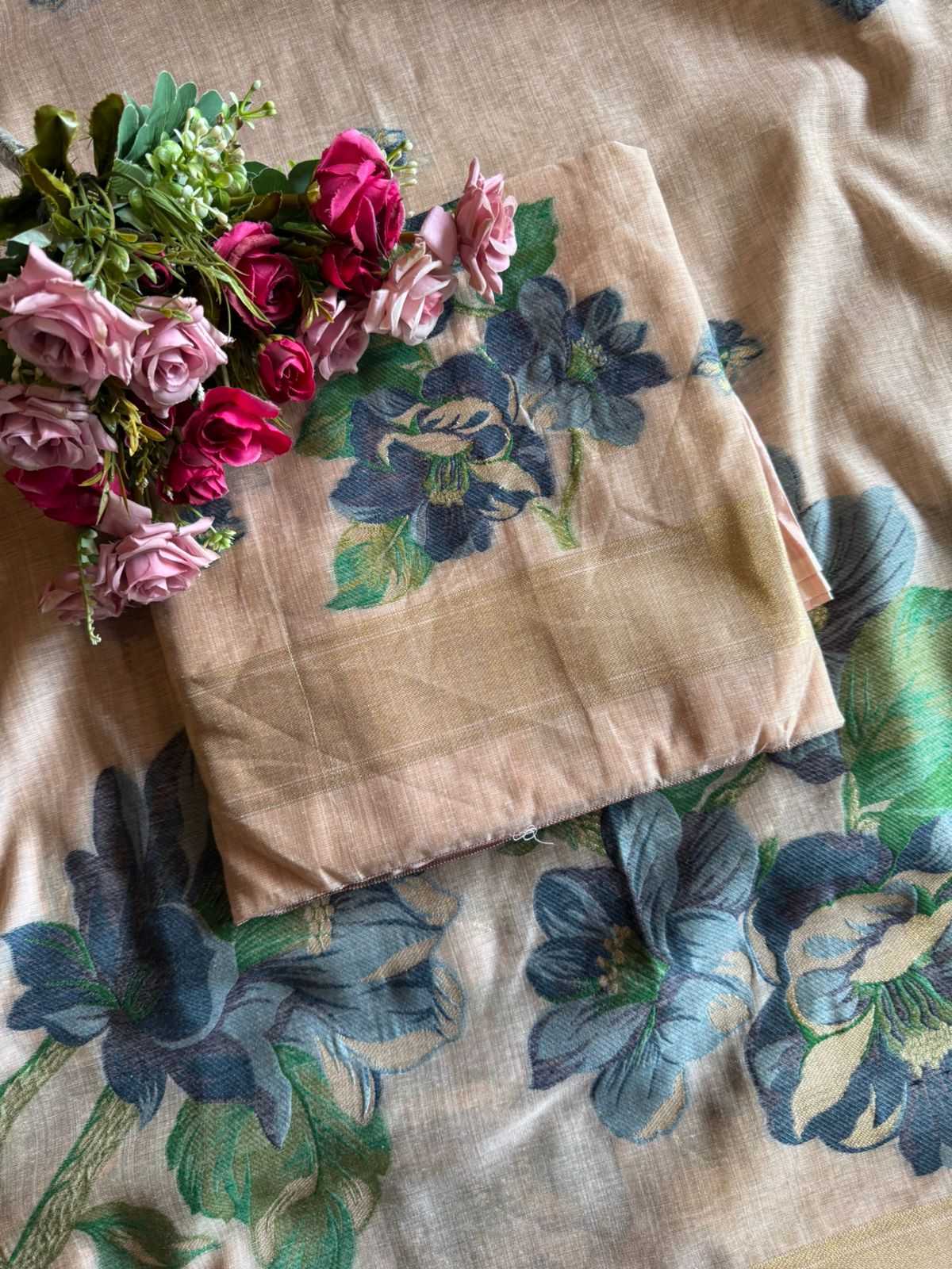 soft Mul Mul cotton chanderi