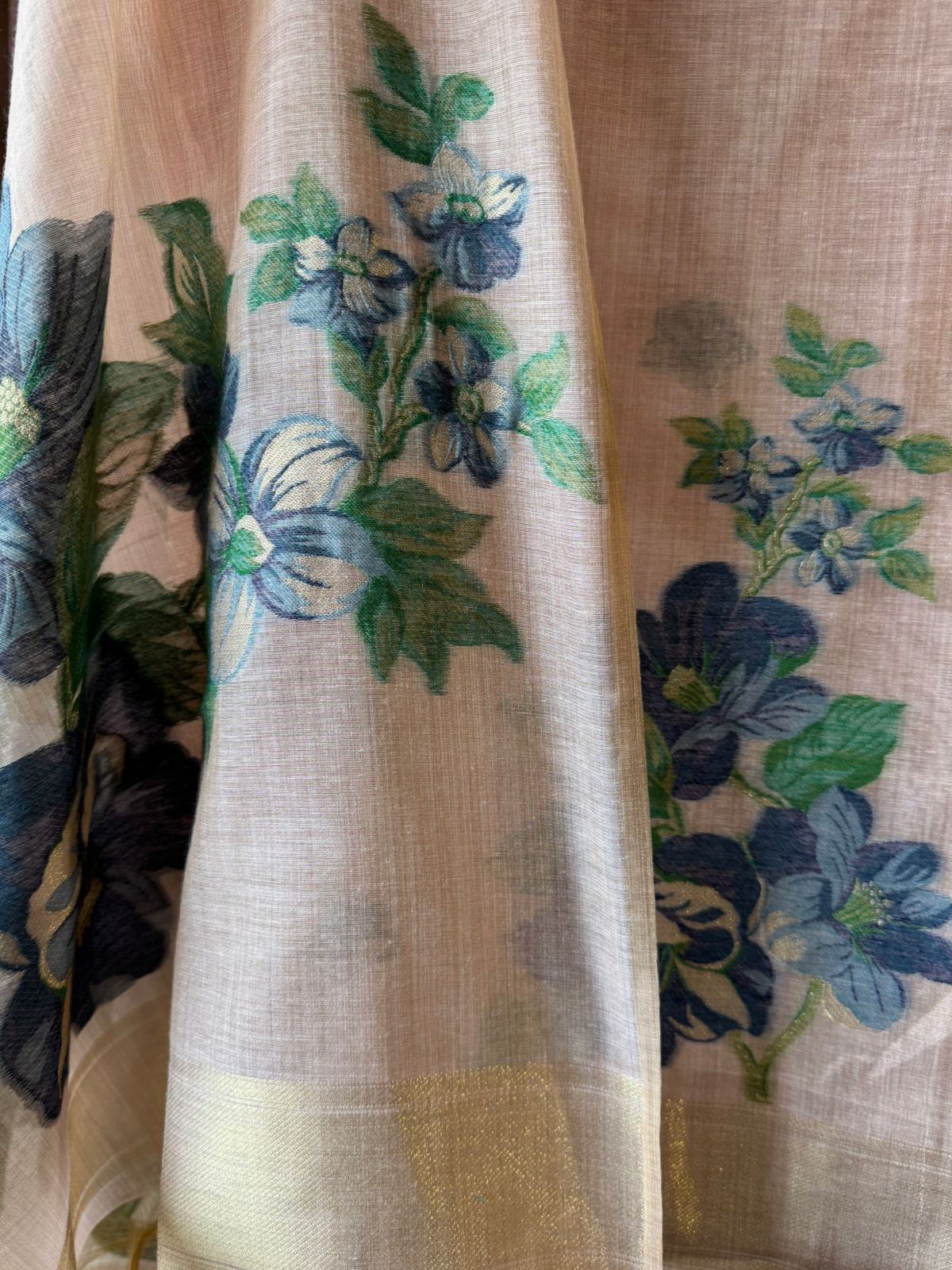 soft Mul Mul cotton chanderi