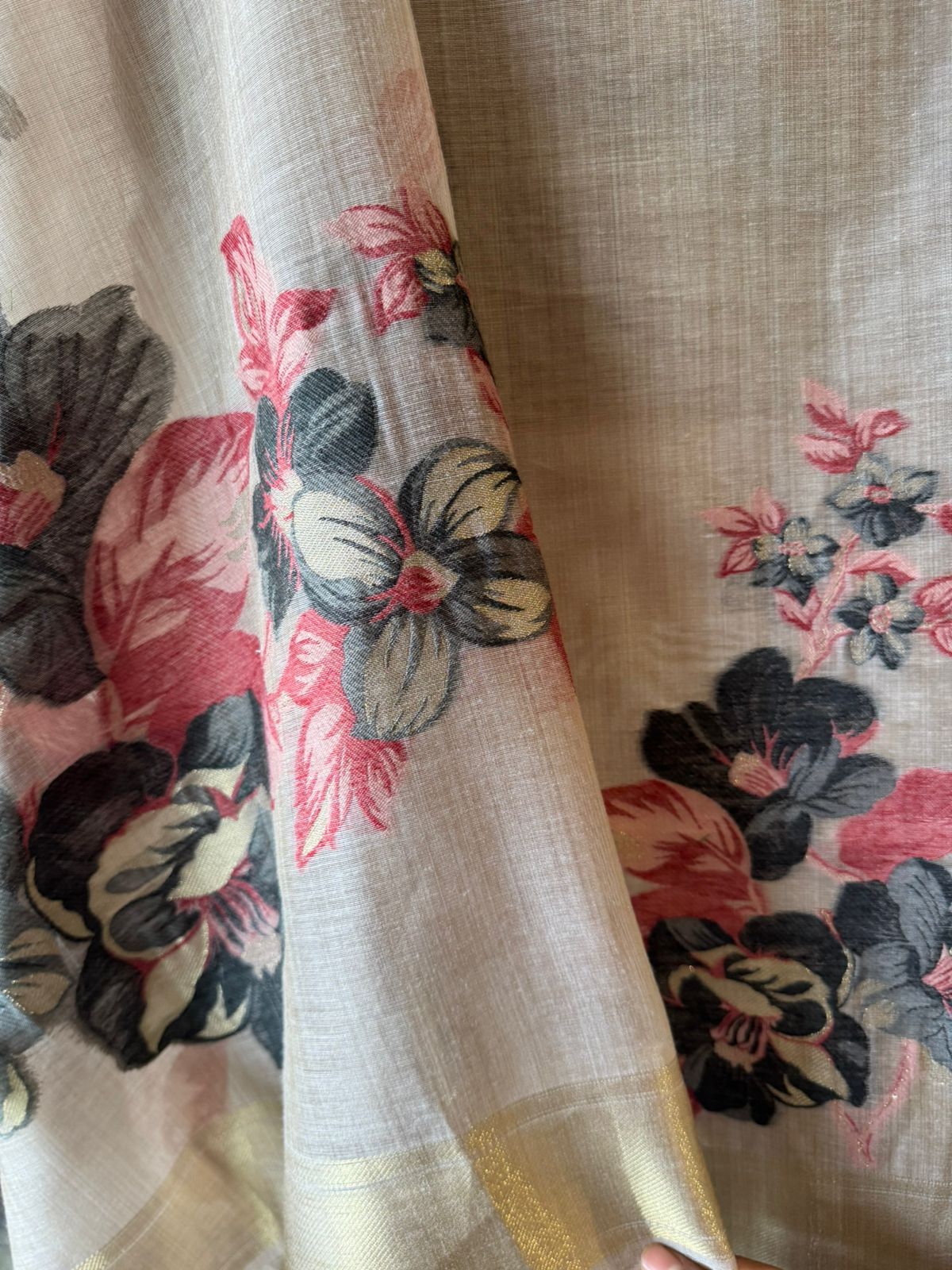 soft Mul Mul cotton chanderi