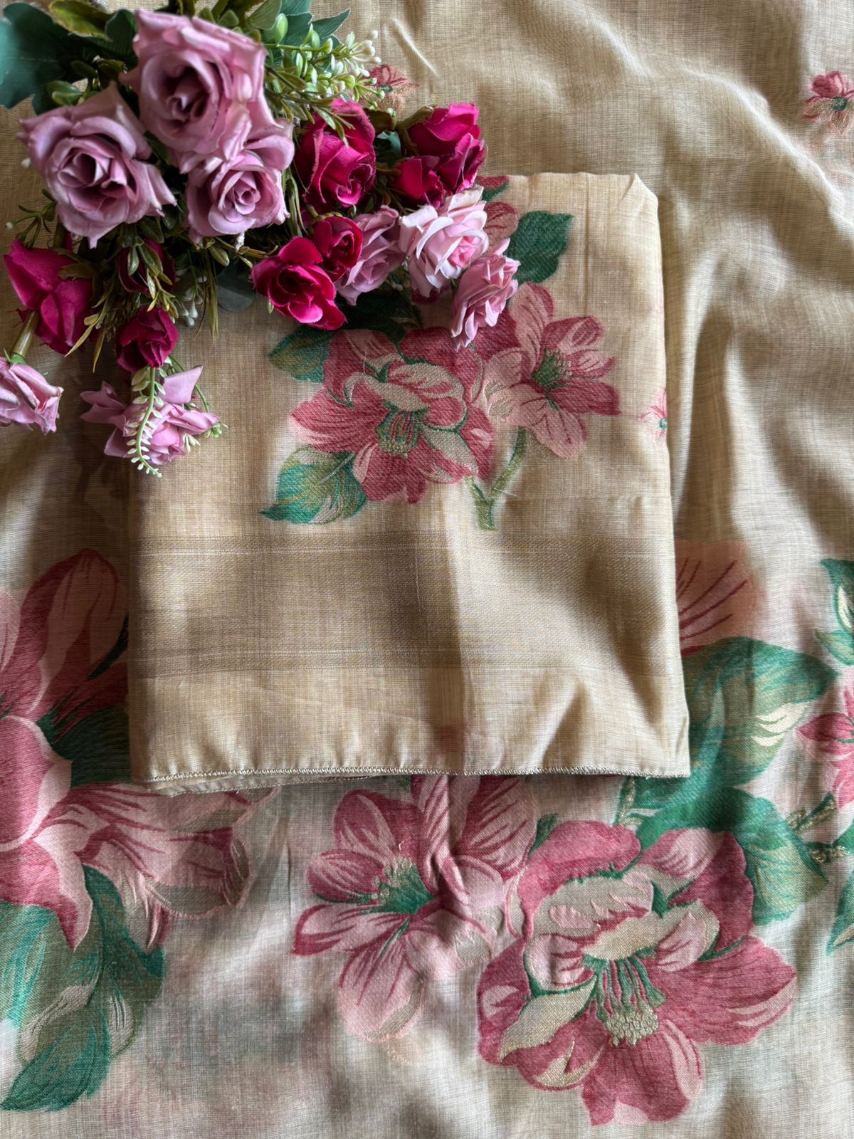 soft Mul Mul cotton chanderi