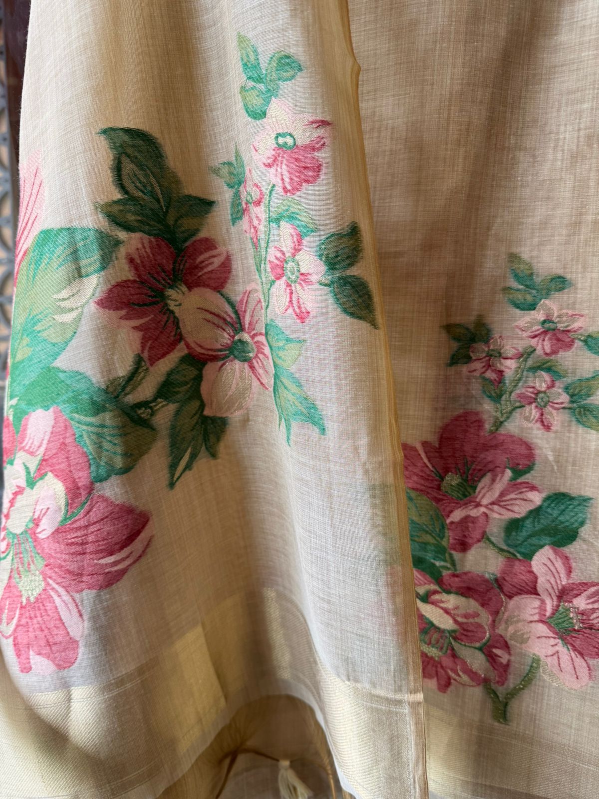 soft Mul Mul cotton chanderi