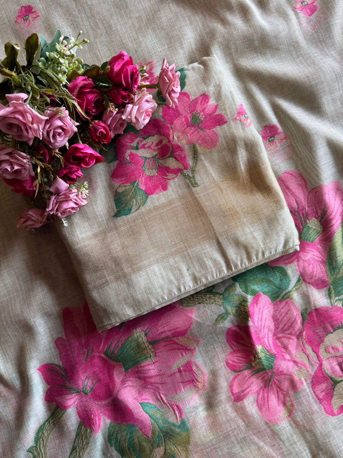 soft Mul Mul cotton chanderi