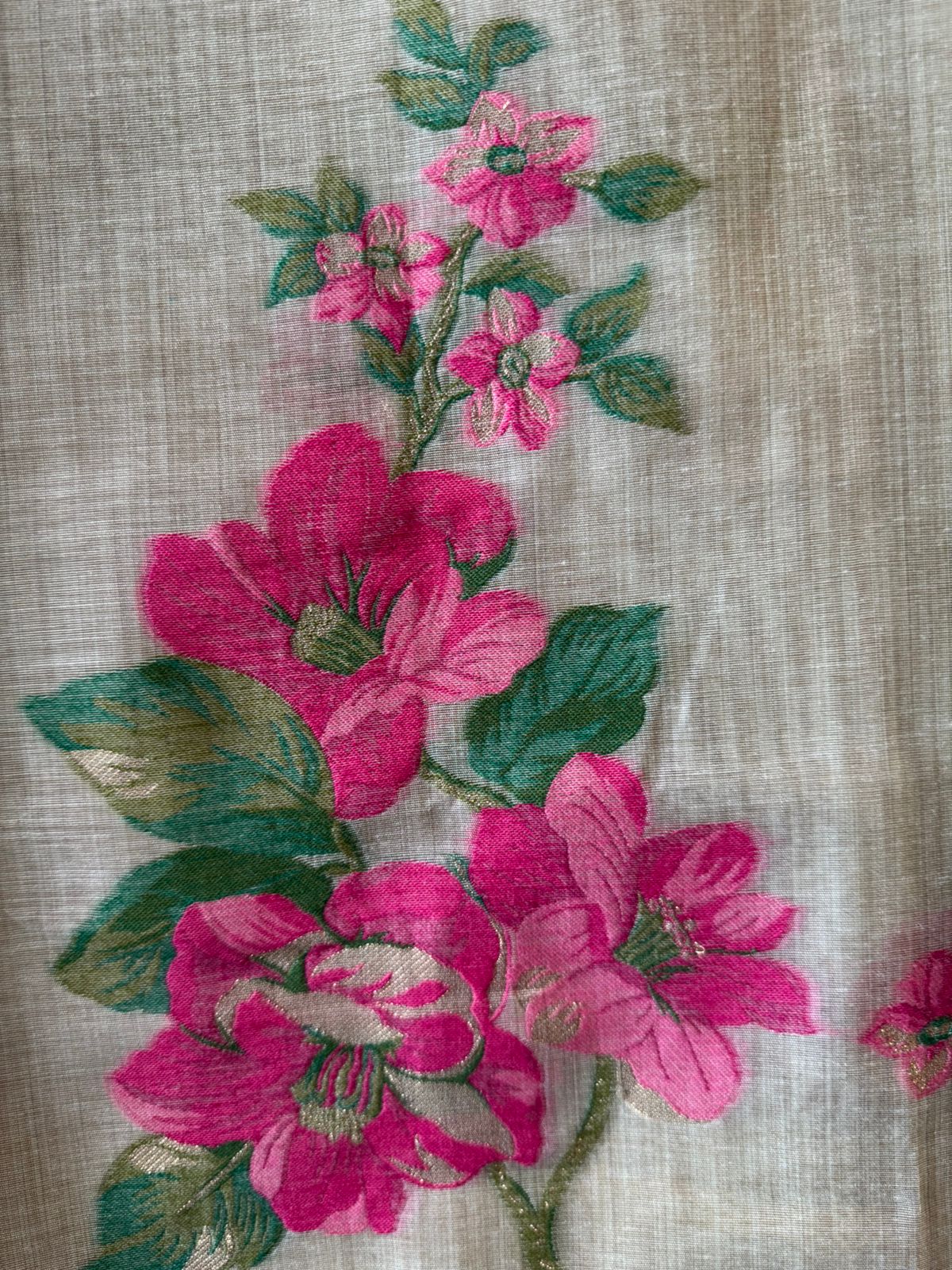 soft Mul Mul cotton chanderi