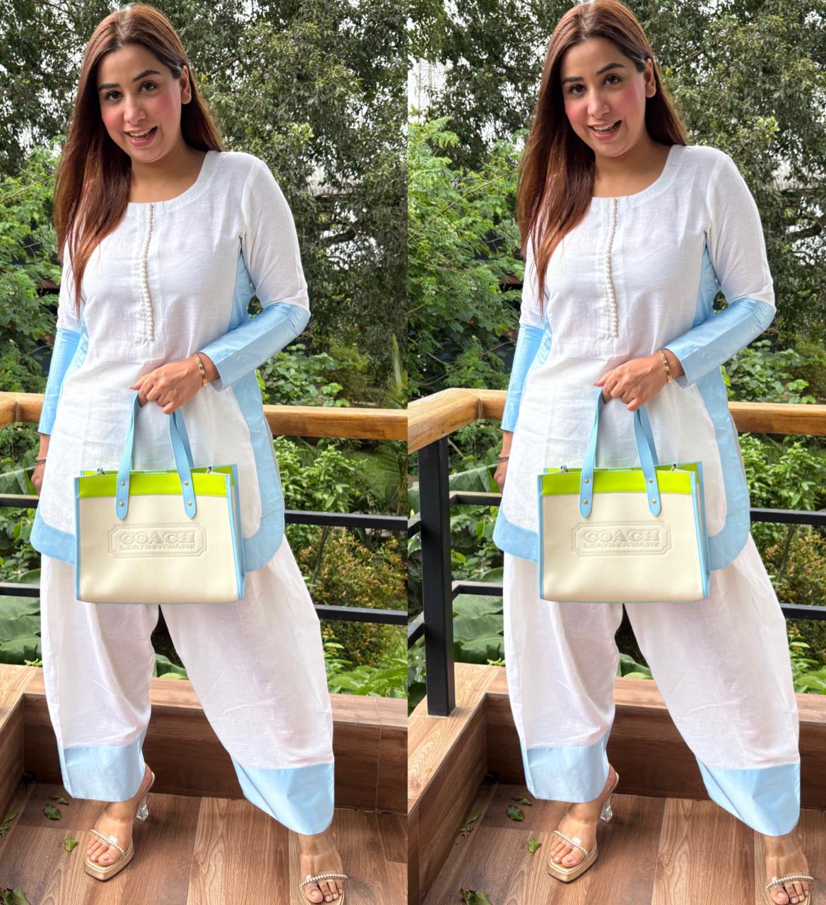 Pure cotton linen Coord set