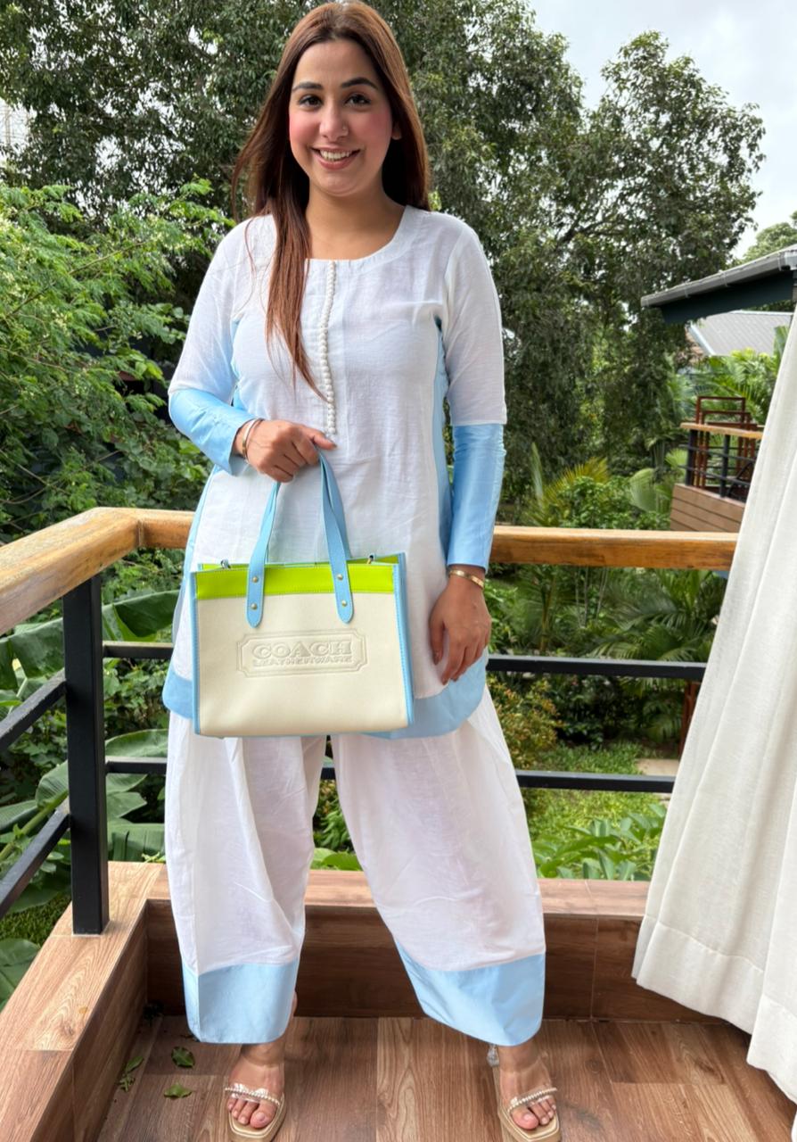 Pure cotton linen Coord set