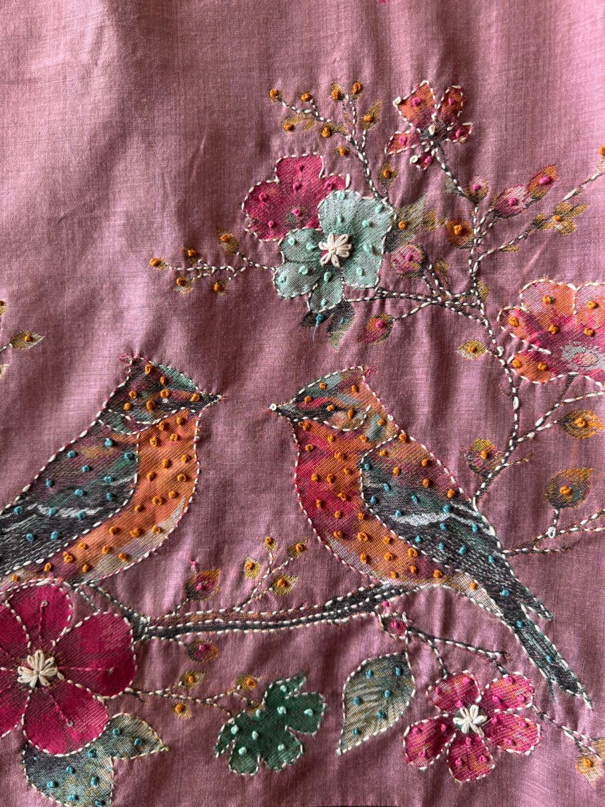 Mul cotton chanderi Unstitched Suits