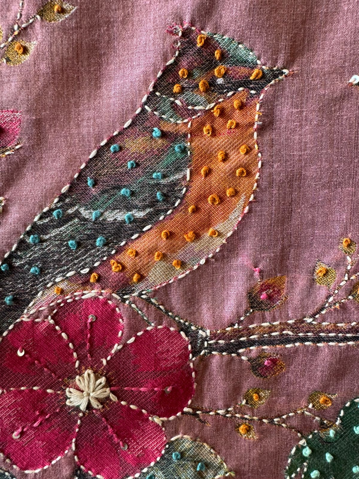 Mul cotton chanderi Unstitched Suits