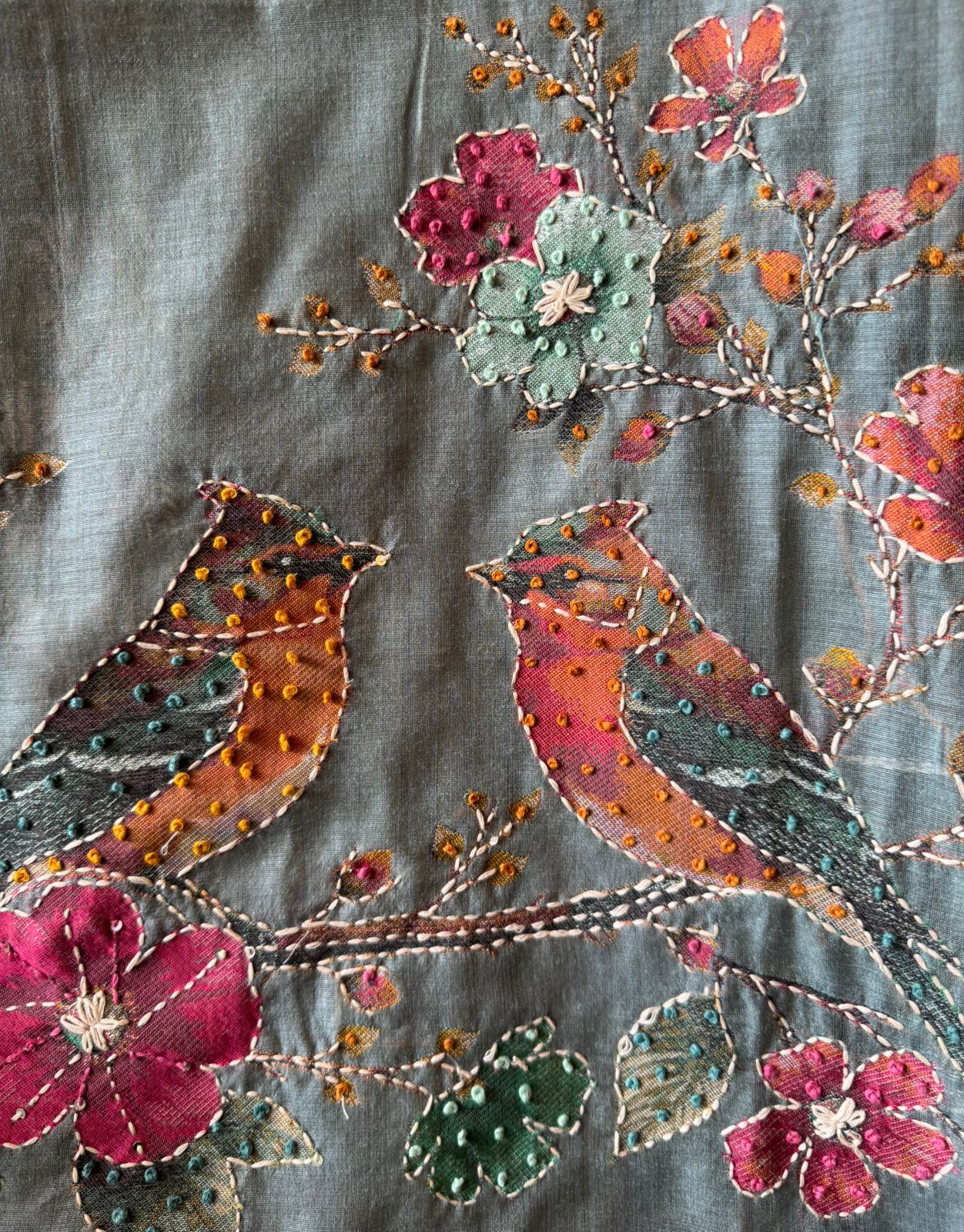 Mul cotton chanderi Unstitched Suits