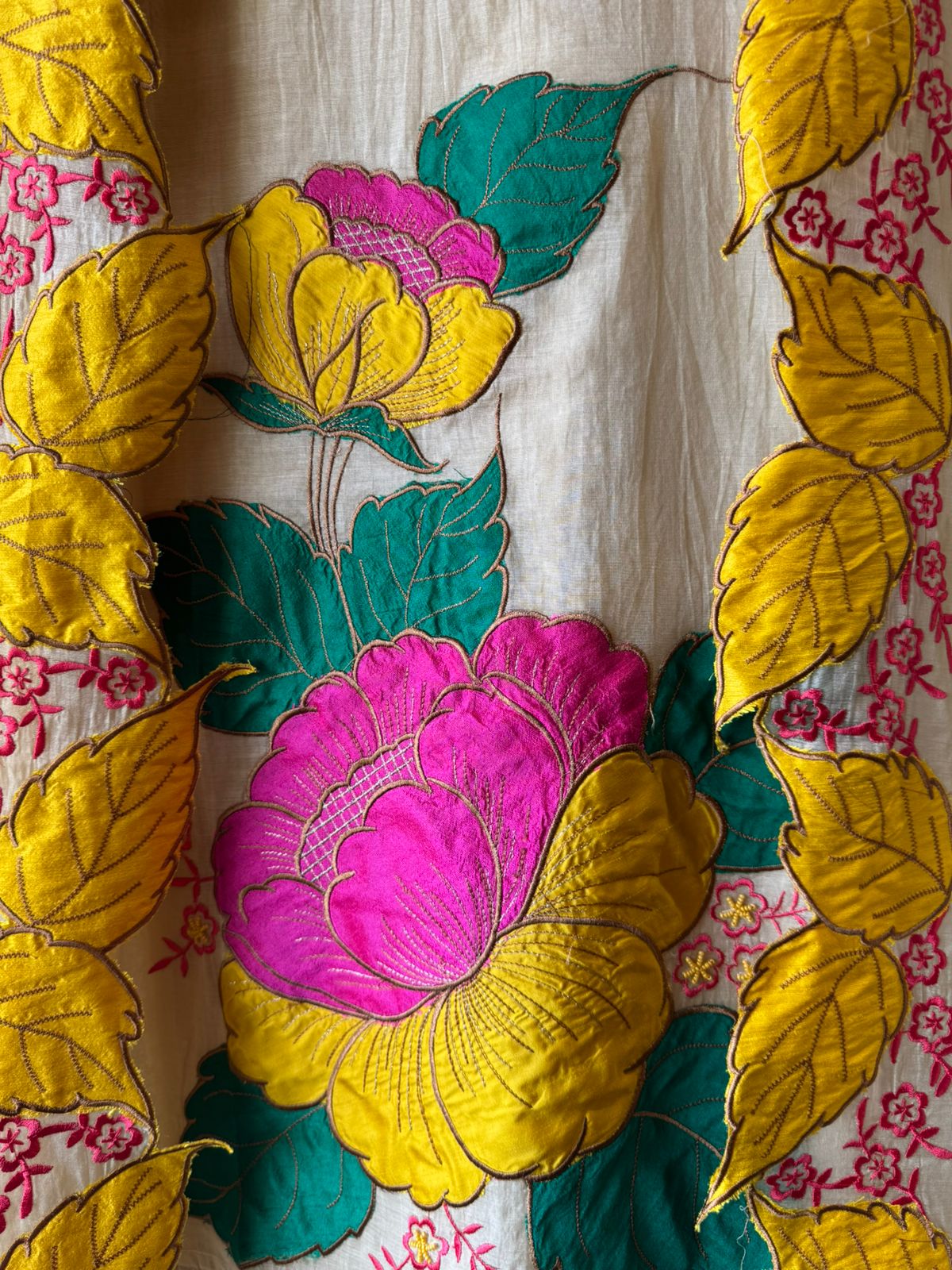 Unstitched Crushed Mul chanderi Suit