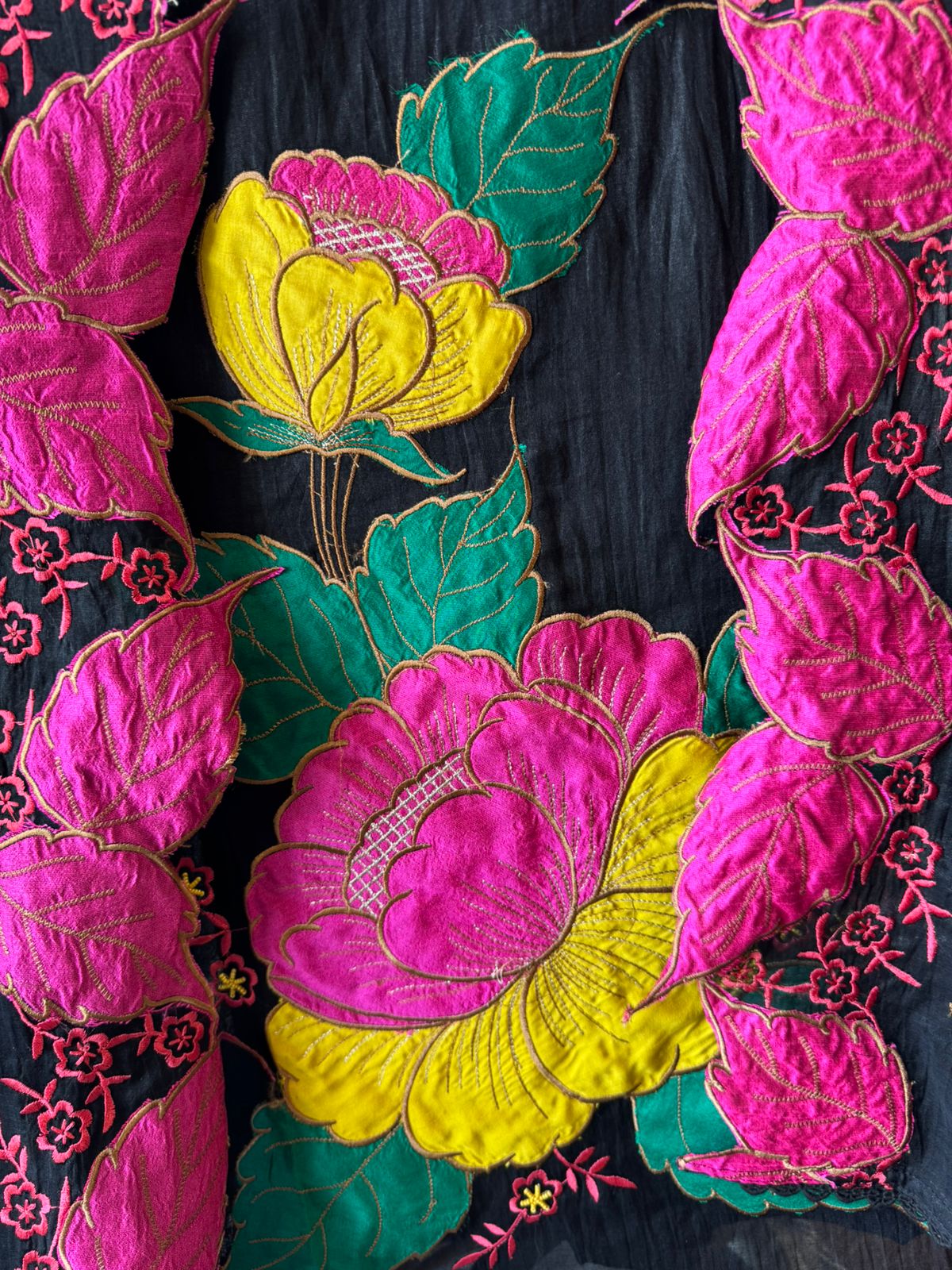 Unstitched Crushed Mul chanderi Suit