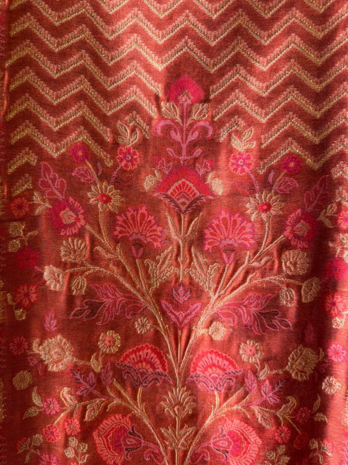 Pure jamdaani cotton Silk Suit