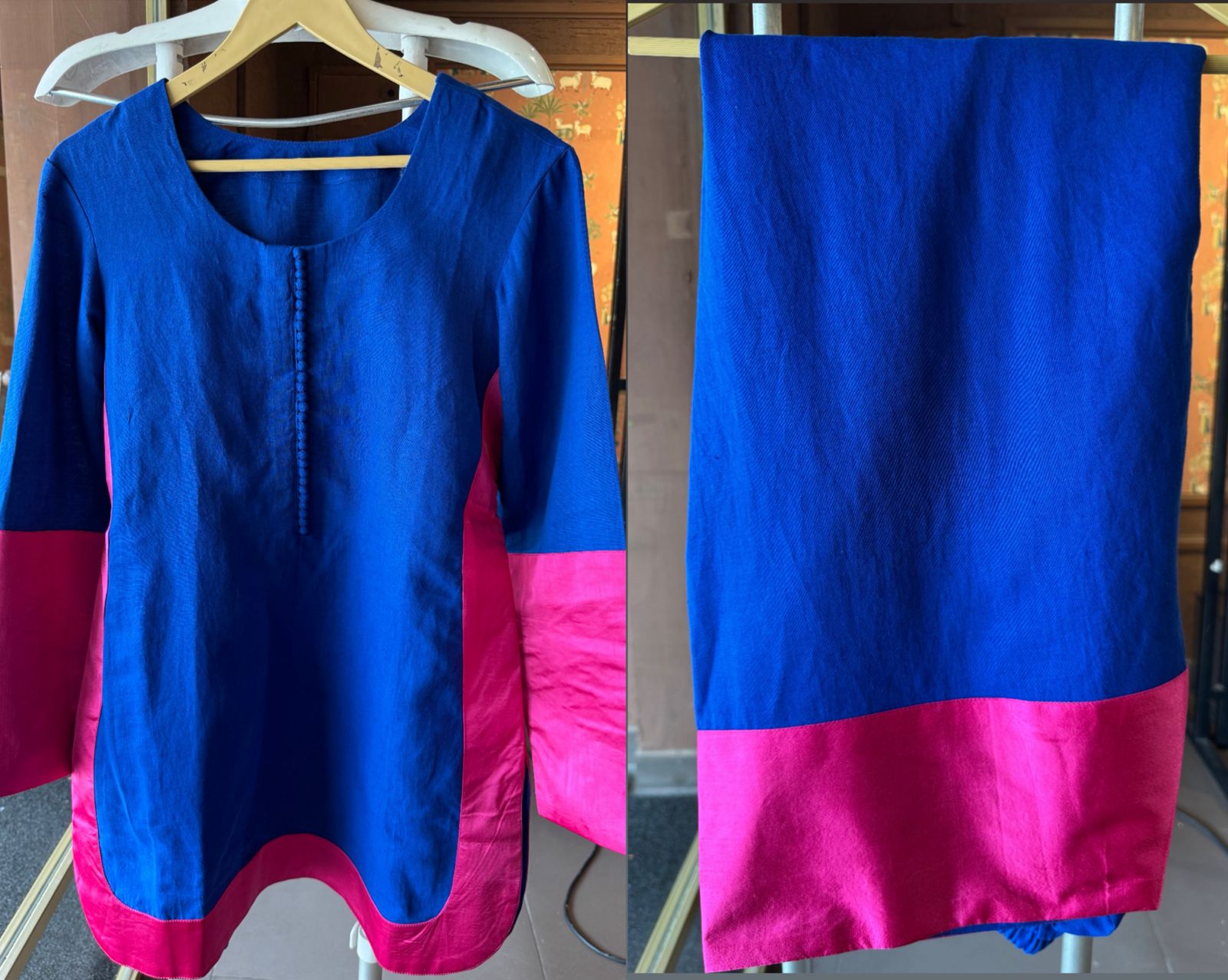 Pure cotton linen Coord set