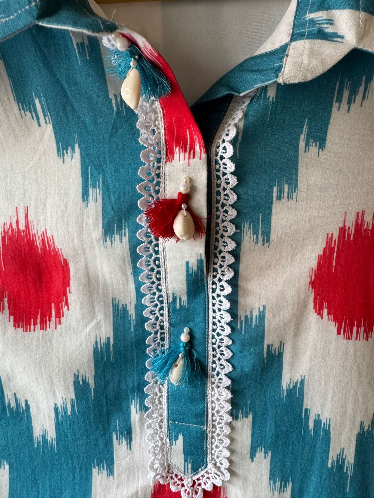 Soft Mul cotton batik printed tunic set