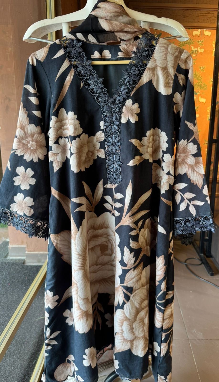 Soft Mul Cambric Cotton Floral digital printed Stitched Suit